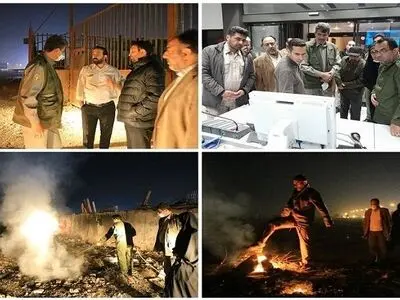 جولان پسماندسوزی و ضایعات‌سوزی در حاشیه تهران/ تعلیق یا توقف فعالیت واحدهای آلاینده هوا