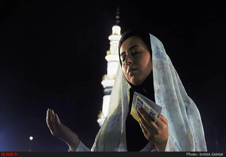 مراسم قدر شب بیست و سوم ماه مبارک رمضان در مسجد جمکران شهر قم برگزار شد.