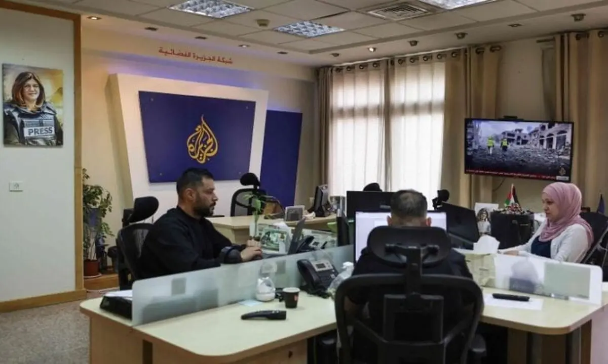تمدید  ۴۵ روزه ممنوعیت فعالیت الجزیره در اراضی اشغالی