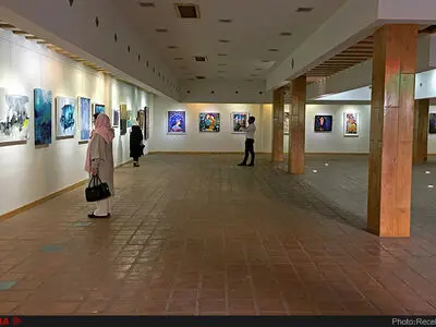 نمایشگاه سکوت رنگ با حضور هنرمندان آغاز شد