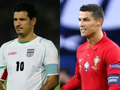 گزارش فیفا از رقابت سخت رونالدو با علی دایی 