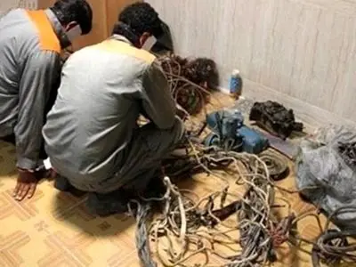 دستگیری سارقان سیم و کابل‌های مخابراتی در بندرعباس