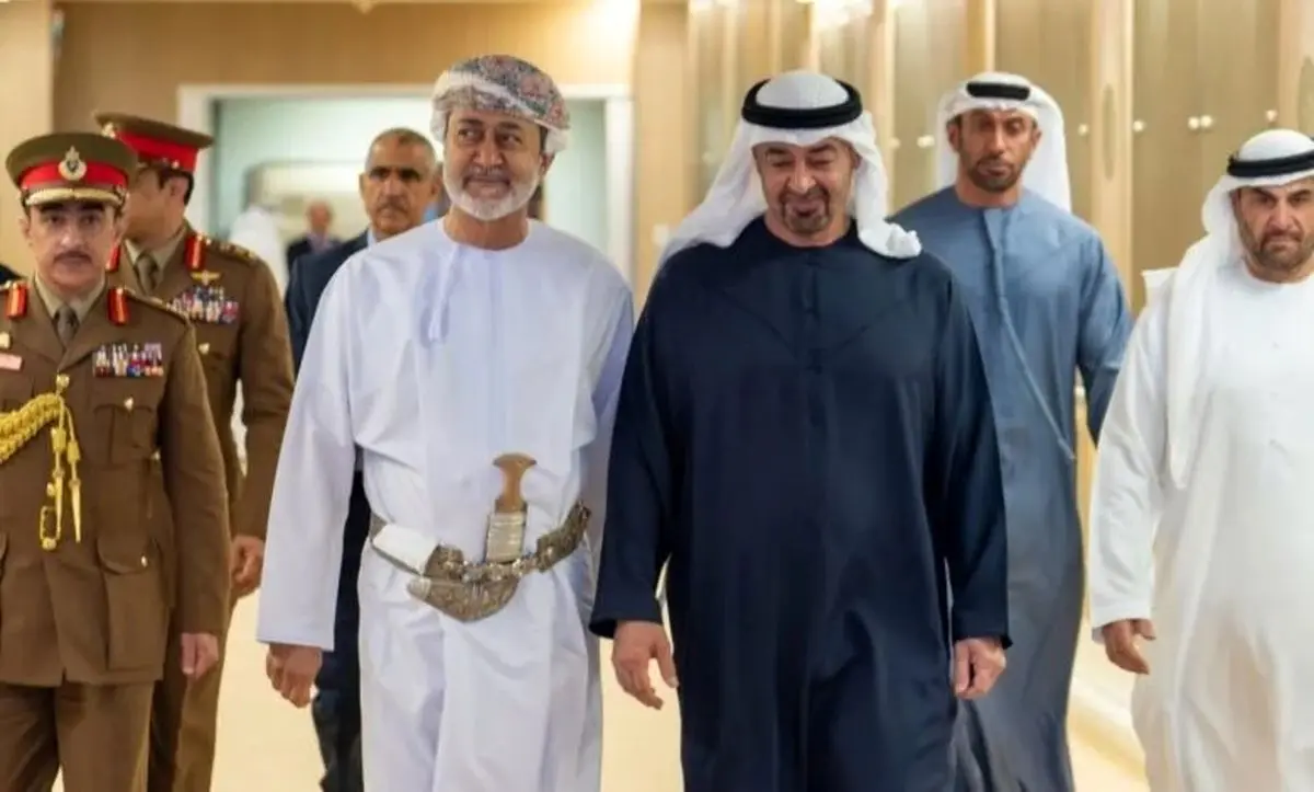 دیدار سلطان عمان و رئیس امارات در ابوظبی