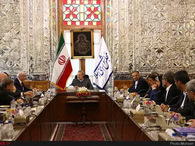 دیداریانوش لواندوفسکى رئیس گروه روابط با ایران در پارلمان اروپا با على لاریجانى