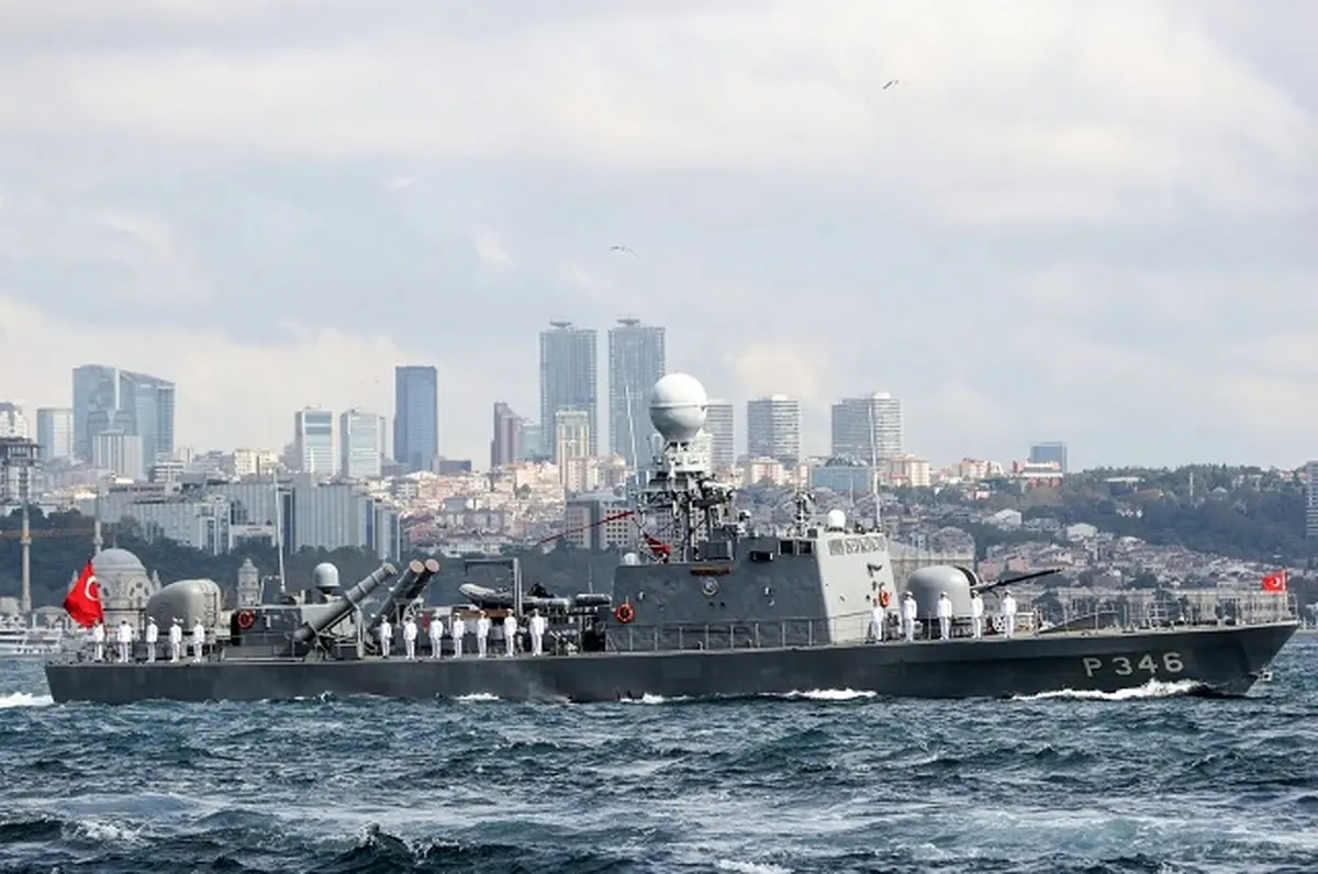 نیروی دریای ترکیه در شرق مدیترانه رزمایش برگزار می‌کند