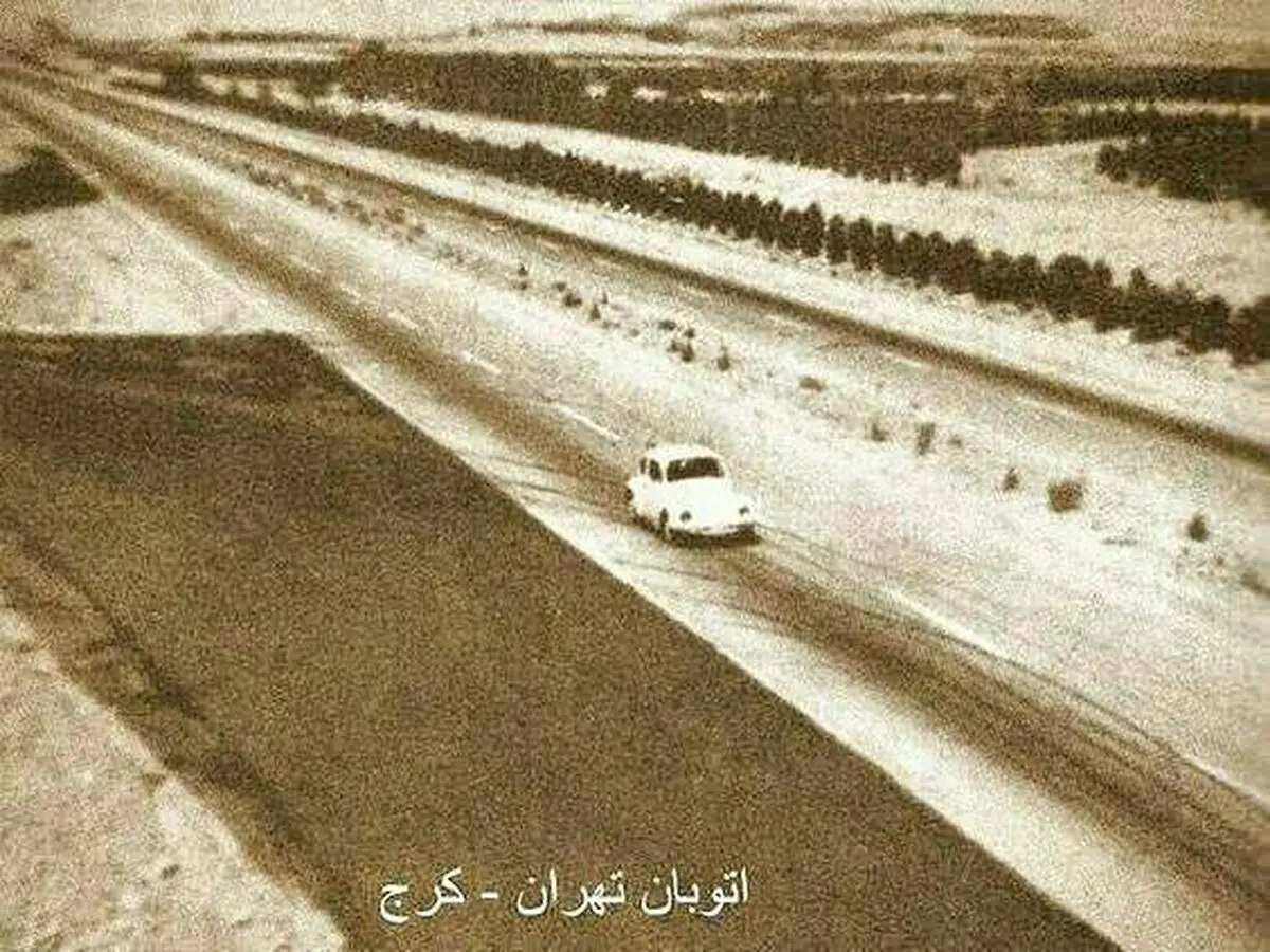 تصویر باورنکردنی از اتوبان تهران - کرج