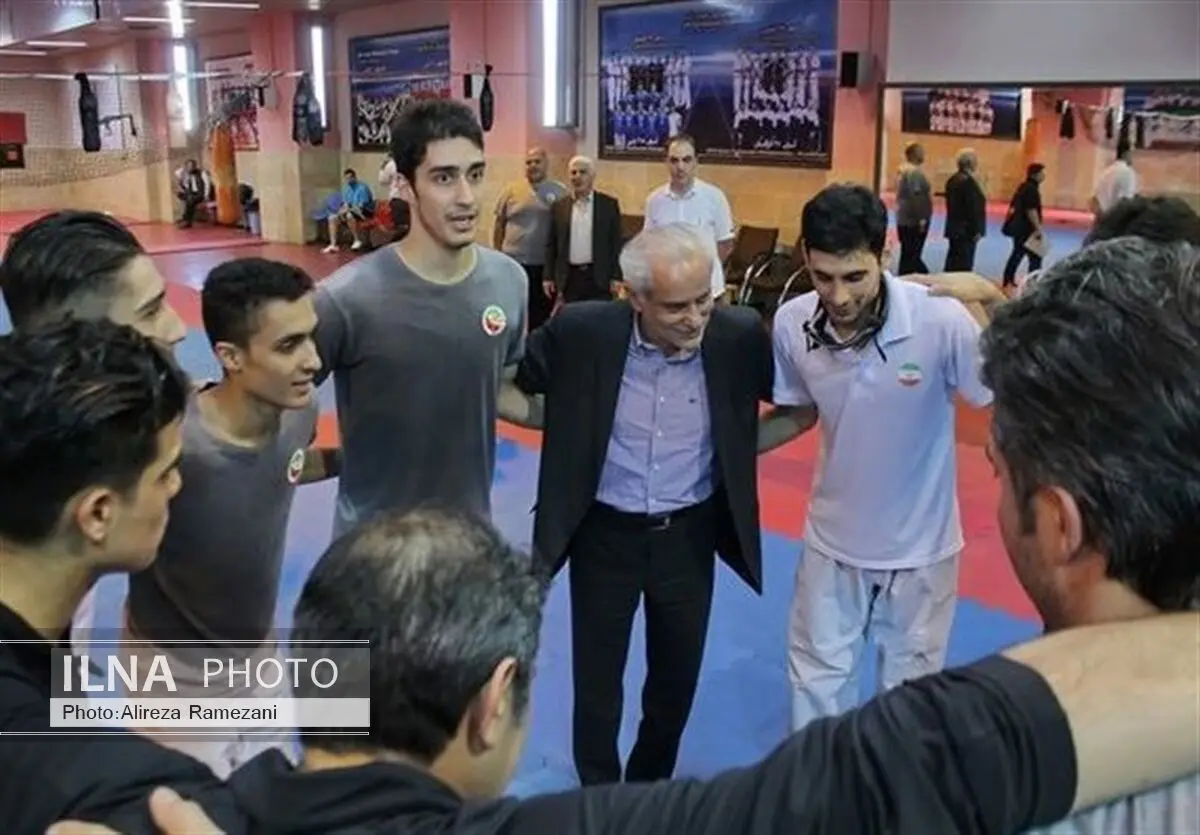 بازدید سجادی از اردوی تکواندوکاران المپیک