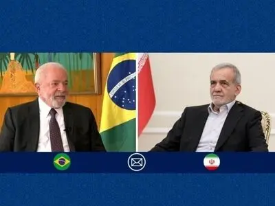 بزشکیان یهنئ بفوز داسیلفا ویؤکد علی توسیع العلاقات بین طهران وبرازیلیا