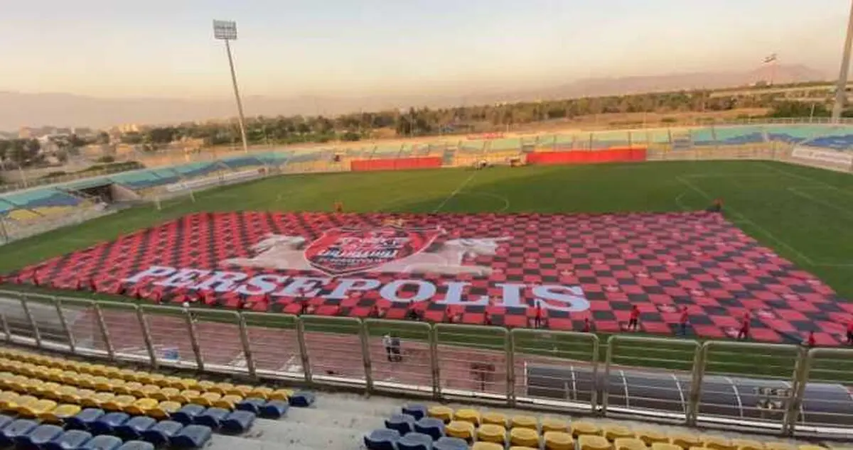 تبلیغات مانع بزرگ پرسپولیس برای رونمایی از بزرگترین پرچم باشگاهی ایران