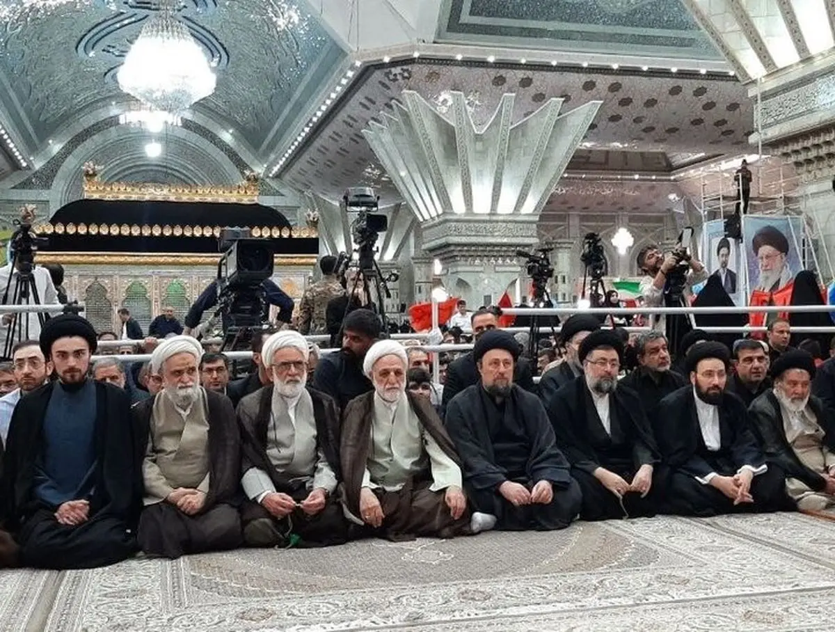 حضور سید حسن خمینی و رئیس قوه قضاییه در مراسم سالگرد امام خمینی (ره)