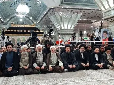 حضور سید حسن خمینی و رئیس قوه قضاییه در مراسم سالگرد امام خمینی (ره)