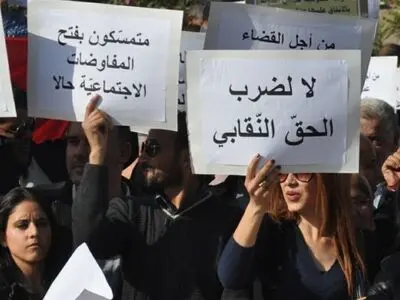 محکومیت حمله به اتحادیه سراسری کارگران تونس/ سرکوب و فشار بر کارگران ممنوع است 
