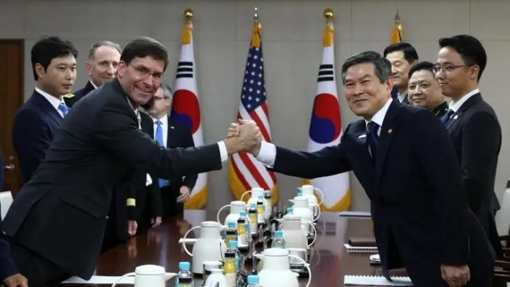 دیدار وزرای دفاع آمریکا و کره جنوبی در روزهای آینده