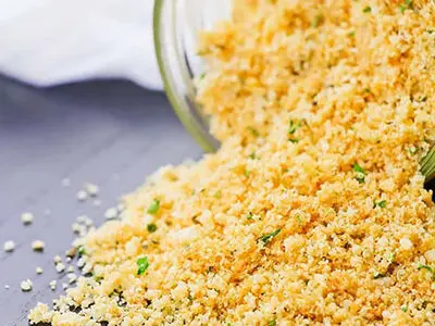 طرز تهیه پودر سوخاری خانگی ترد و پفکی
