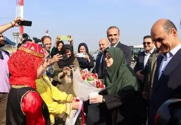 سخنگوی دولت وارد گیلان شد