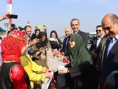 سخنگوی دولت وارد گیلان شد