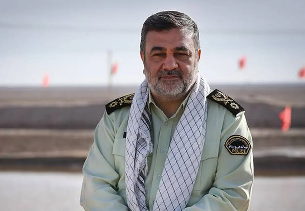 ورود فرمانده نیروی انتظامی به استان خوزستان 