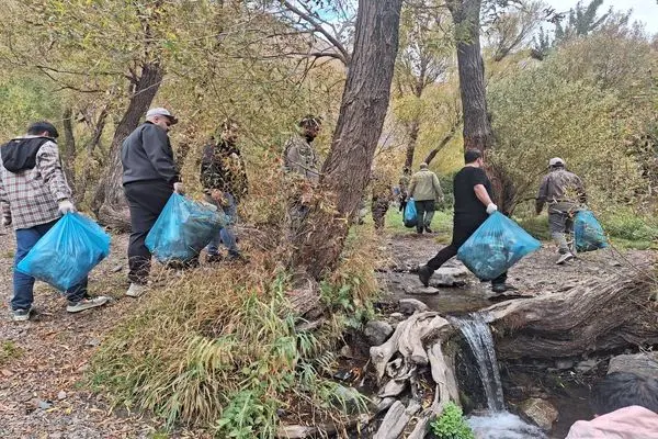 آبشار طالون پاکسازی شد