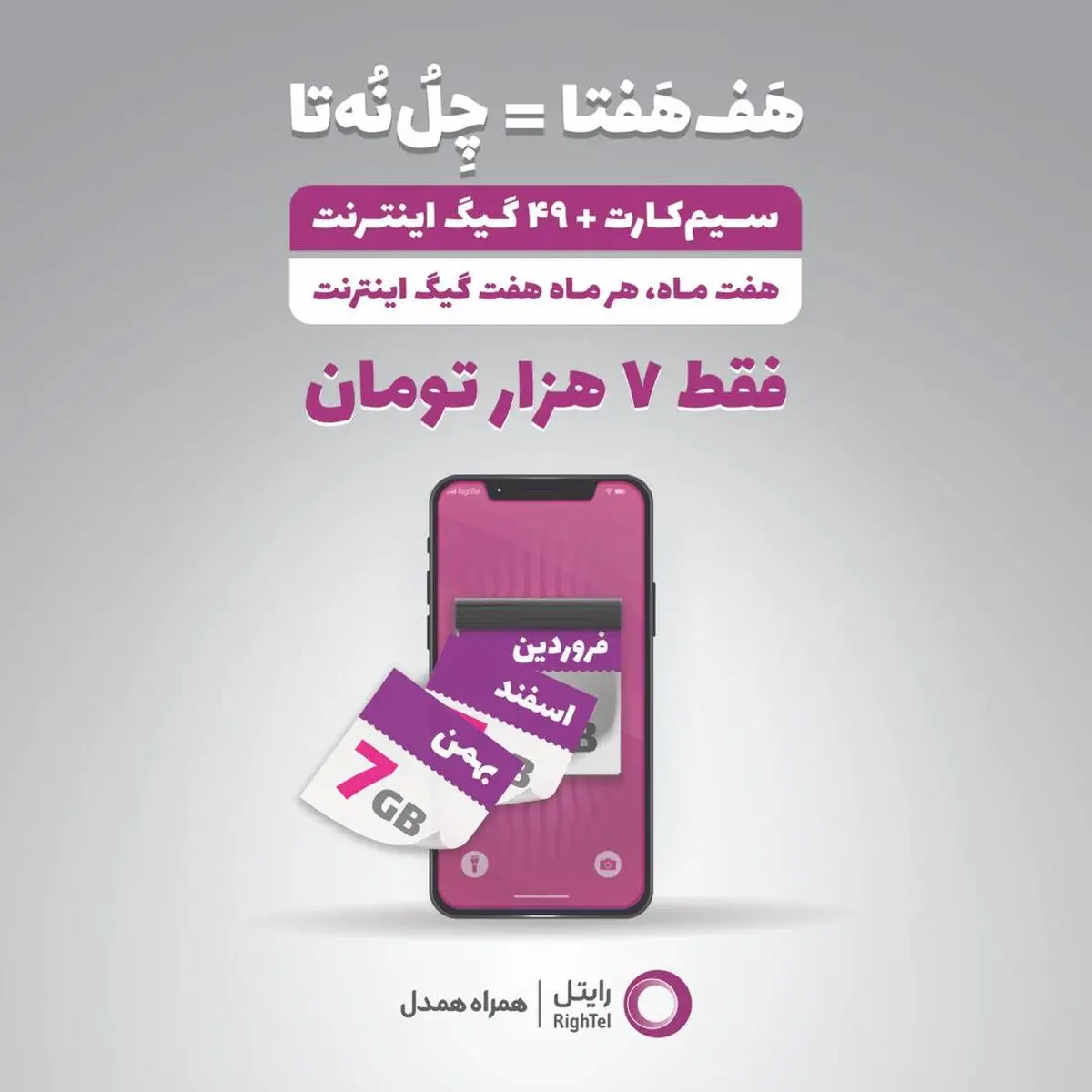 ارایه ۴۹ گیگابایت اینترنت هدیه به متقاضیان خرید سیم کارت