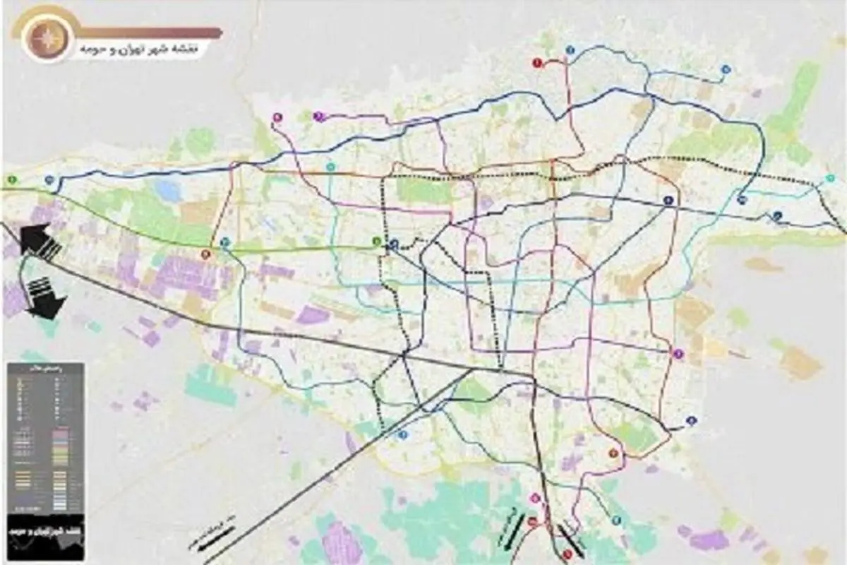 توسعه خطوط هفت‌گانه متروی تهران تا کجا ادامه پیدا می‌کند؟ 