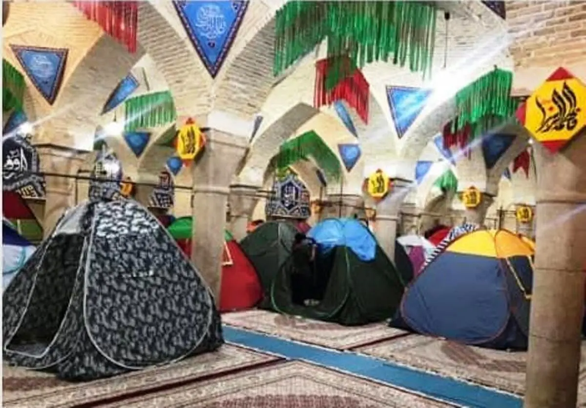 اسکان اضطراری مسافران نوروزی در مساجد قزوین 