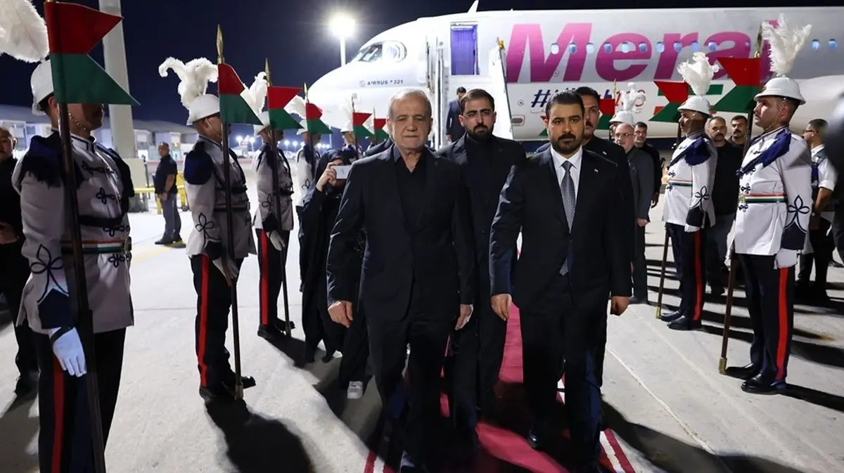  پزشکیان وارد نجف اشرف شد
