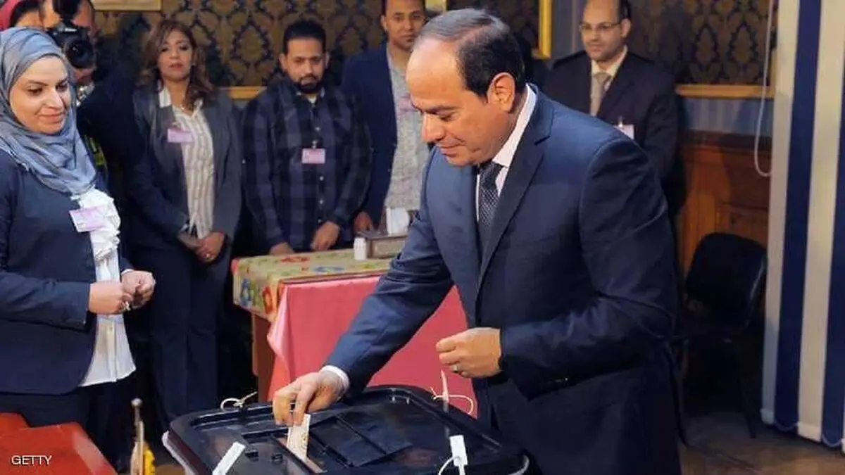 عبدالفتاح السیسی برای دومین بار رئیس‌جمهور مصر شد 