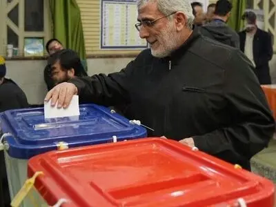 سردار قاآنی رأی خود را به صندوق انداخت