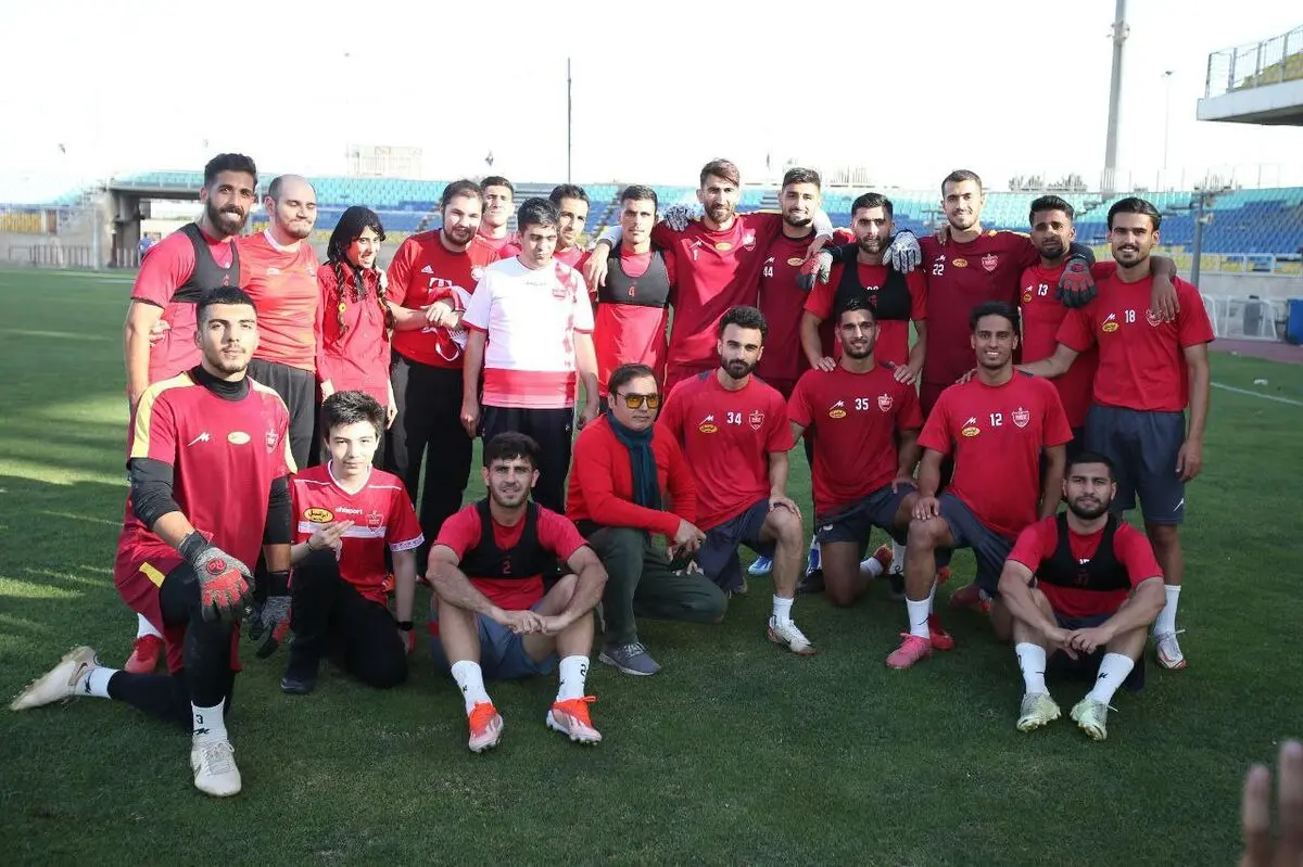 تمرین گروهی پرسپولیس با حضور پور علی‌گنجی و سلمانی