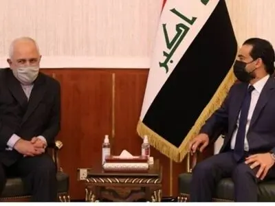 ملتقیا رئیس مجلس النواب العراقی.. ظریف یدعو الى تنفیذ قرار البرلمان بانسحاب القوات الامیرکیة 