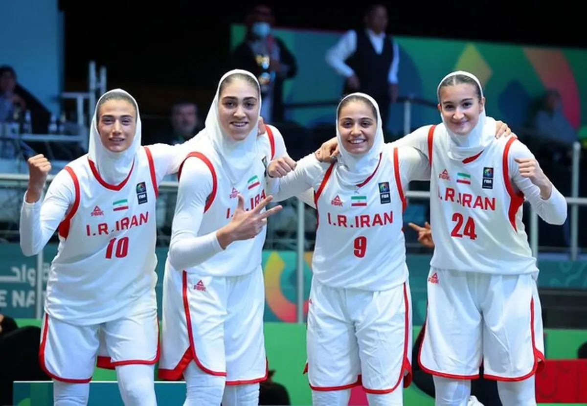 دختران بسکتبال ایران، قطر را پشت سر گذاشتند