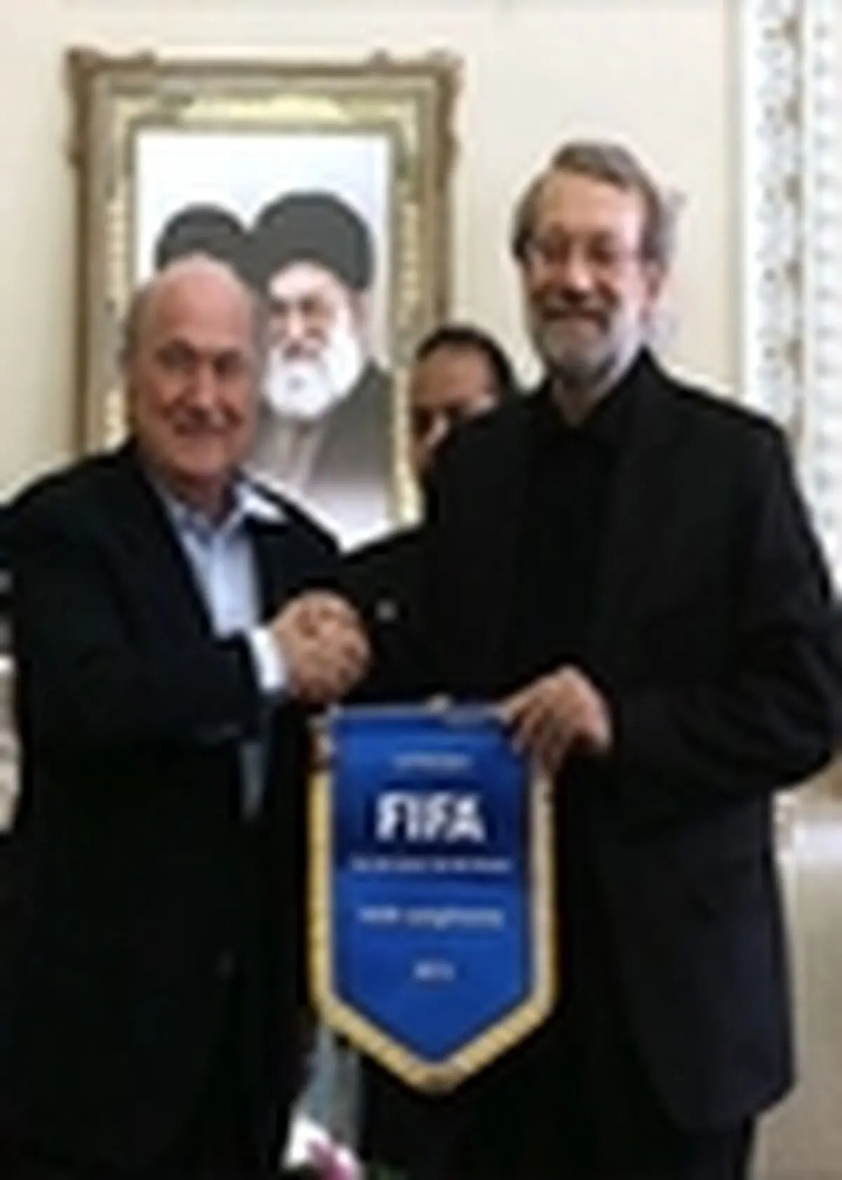 تشکر رئیس فیفا از علی لاریجانی
