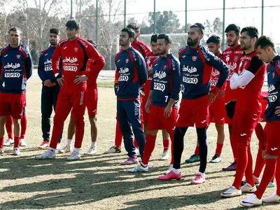 گزارش تمرین پرسپولیس