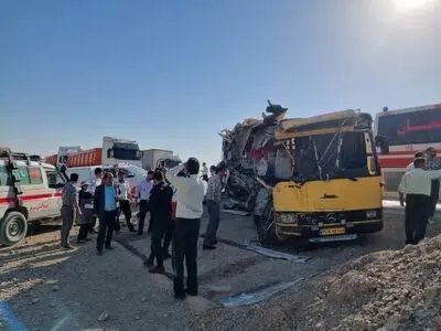 آمار مصدومین تصادف ۲ اتوبوس در جاده مخصوص کرج به ۲۶ نفر رسید+ فیلم