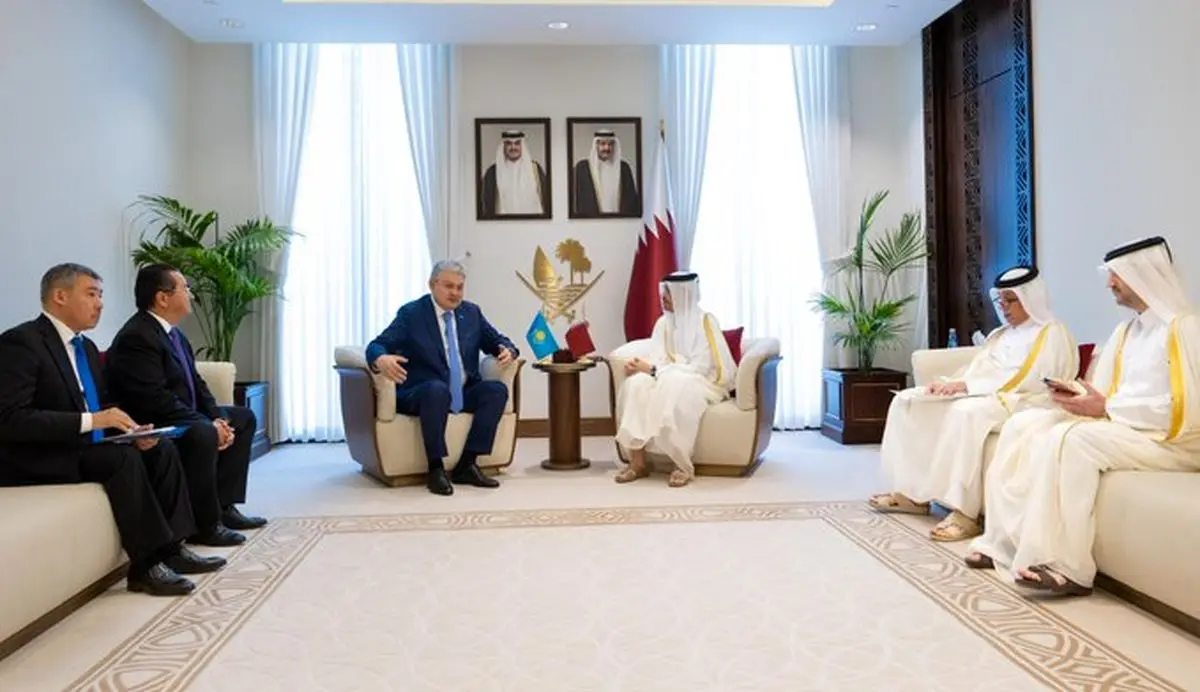 دیدار وزیرخارجه و نخست وزیر قطر با وزیرخارجه قزاقستان