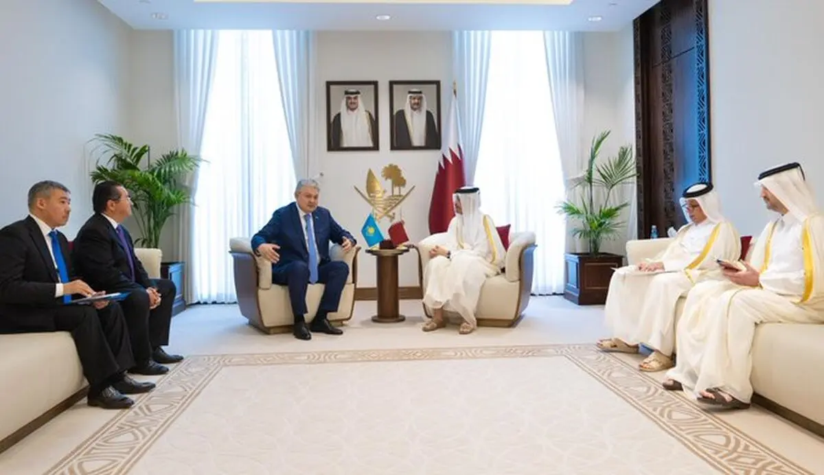 دیدار وزیرخارجه و نخست وزیر قطر با وزیرخارجه قزاقستان