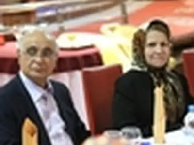 جشن تولد هوشنگ مرادی کرمانی در رستوران گردان برج میلاد