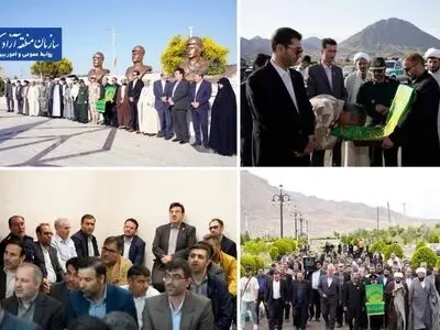 منطقه آزاد ارس با حضور کاروان زیر سایه ی خورشید، عطر رضوی گرفت