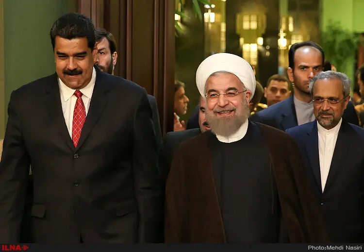دیدار نیکلاس مادورو رئیس جمهور ونزوئلا با رئیس جمهورکشورمان