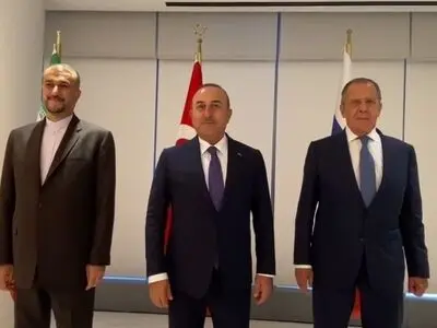Iranian, Russian & Turkish FMs hold joint meeting in NY