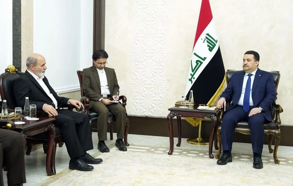 لدى مباحثاته في بغداد مع رئیس الوزراء العراقي.. امین عام المجلس الاعلى للامن القومی الایراني:طهران ملتزمة بأمن واستقرار العراق