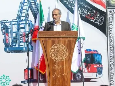 اولین نردبان ۵۶ متری آتشنشانی در  استان البرز بهره‌برداری شد