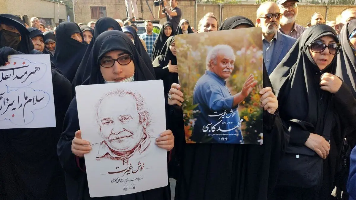 هنرمندان و مسئولان در وداع با محمد کاسبی چه گفتند؟/ او ابوذر حوزه بازیگری بود+فیلم