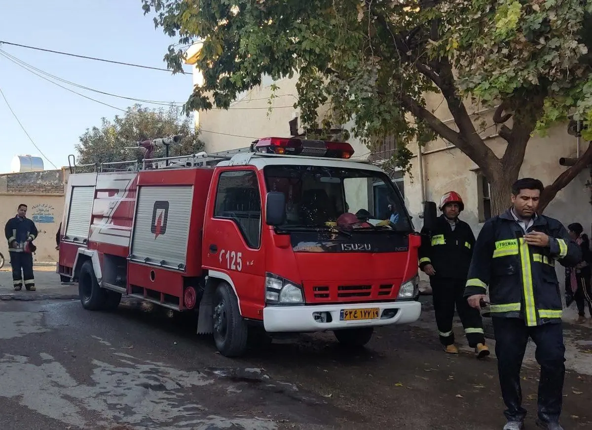 آتش‌سوزی منزل مسکونی در کرمانشاه یک مصدوم برجای گذاشت