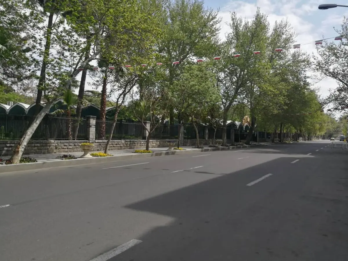 مردم به هیچ تفرجگاه و بوستانی مراجعه نکردند