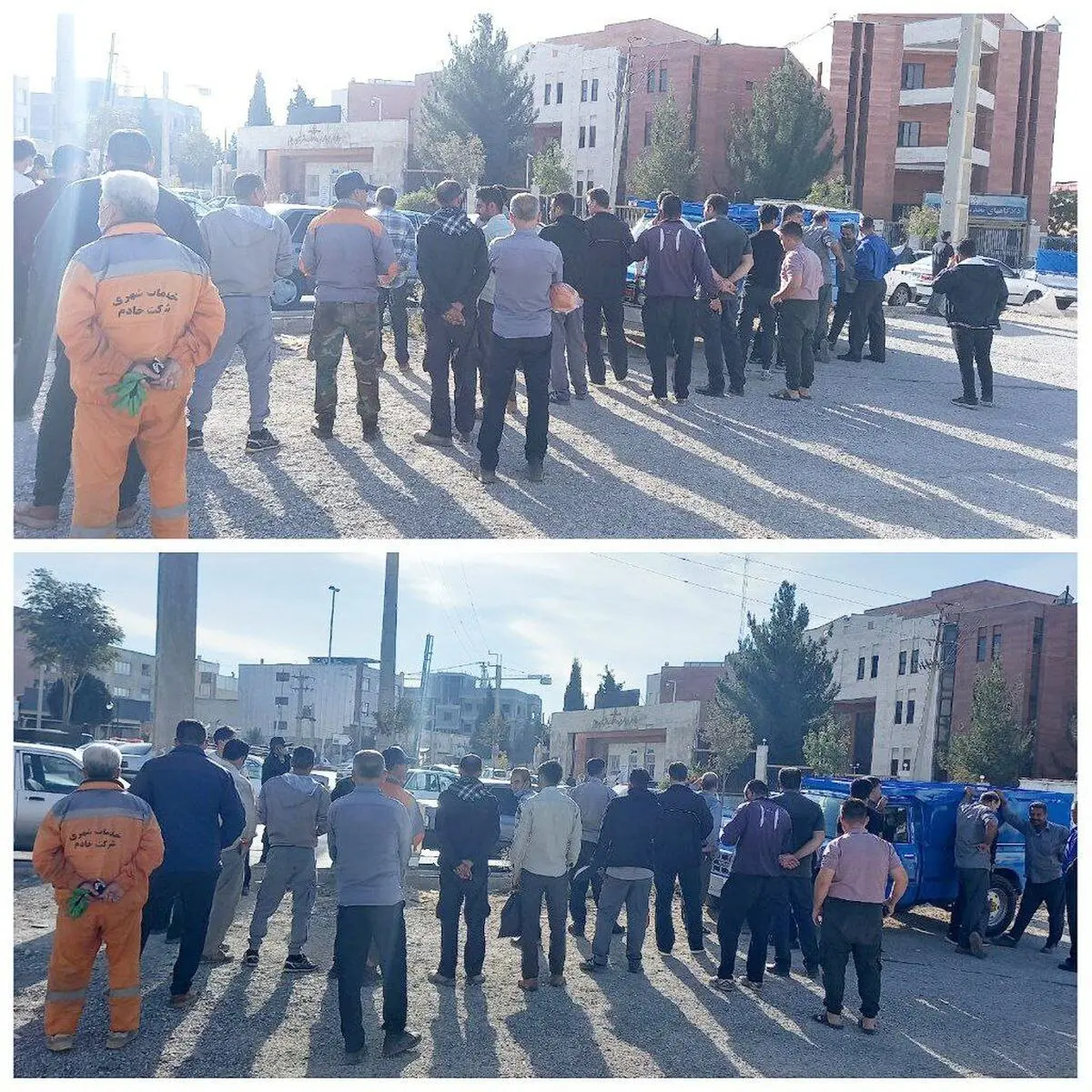 اعتراض کارگران خدماتی شهرداری ایلام به معوقات مزدی 