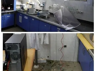 آسیب به دانشکده داروسازی شیراز در پی حملات جنایتکارانه آمریکایی_صهیونی