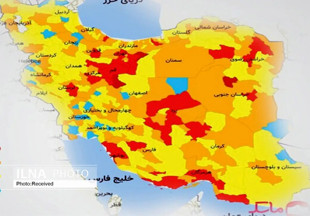 رنگ قرمز کرونایی به استان قزوین بازگشت