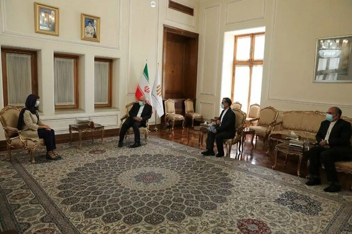 دیدار خداحافظی سفیر بلژیک در تهران با ظریف
