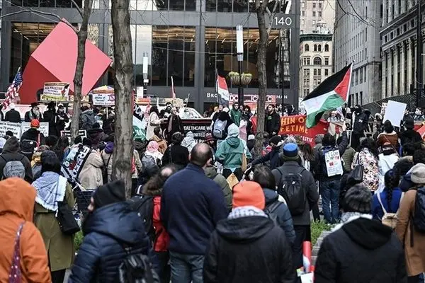 Pro-Palestine protesters hold rally in New York